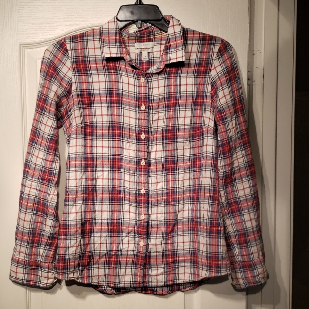 J crew button up flannel